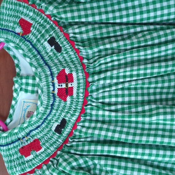 Toddler Marmellata Smocked Christmas Nightgown - Picture 2 of 3